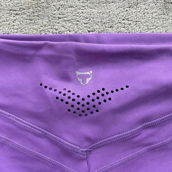 Alphalete Leggings Womens XL Purple Scrunch Athleisure Workout Gym Active 24” - Picture 10 of 10
